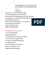 Biyernes Sa Ikaapat Na Linggo NG Apatnapung Araw Na Paghahanda