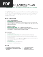 clark karunungan resume tafe 2 