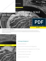 An Assessment of Small-Scale STP Technologies: India: Examples, Performance, and Cost For Three Common STP Types