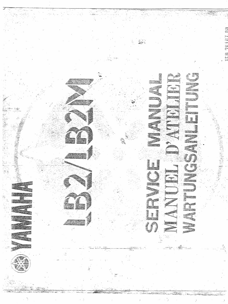 Yamaha LB2 LB2M 50cc Chappy 78 Service Manual PDF | PDF