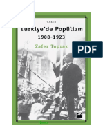 Zafer Toprak - Türkiye'de Popülizm 1908 - 1923 PDF