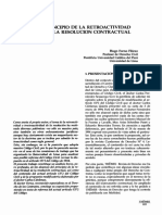FORNO, Hugo - El Principio de Retroactividad PDF