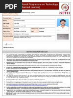 NPTEL HALLTICKET