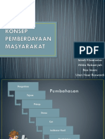 Konsep Pemberdayaan Masyarakat