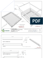 Screened Inner Cover Plans: Exploded View Completed View (Upside Down)