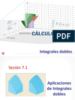 Sesión 7-1 Aplicación Integrales Dobles - MA263 2019-1