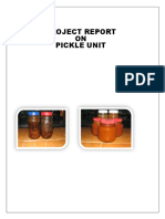 Project Report ON Pickle Unit