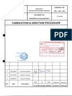 Fabrication & Erection Procedure
