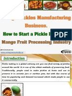 Mango Pickles Manufacturing Business-842405 PDF