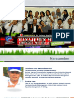 Pelatihan Manajemen Media Kehumasan by DR Indiwan Seto