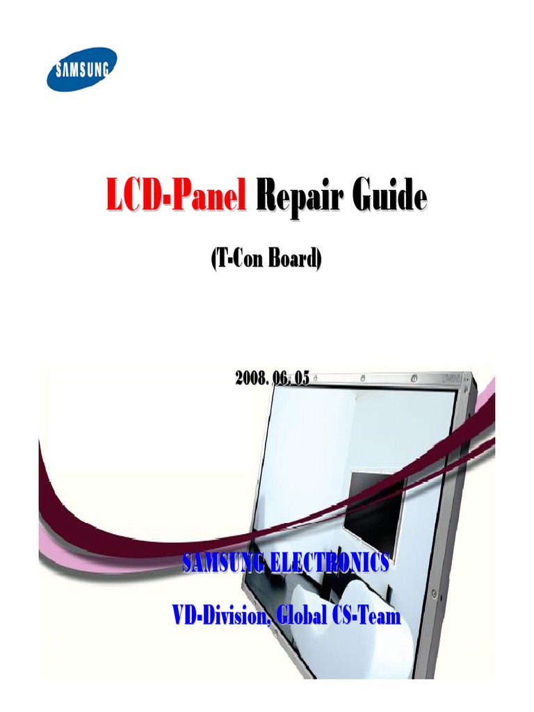 T-Con Board Repair Guide for Samsung LCD | PDF | Backlight | Electronics