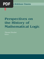 Essays in The Philosophy and History of Logic and Mathematics