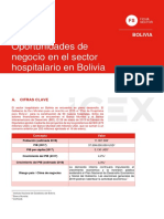 Oportunidades de negocio en el sector hospitalario en Bolivia