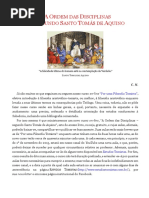 A Bibliografia Em Que Se Fundará Carlos Nougué Nos Cinco Anos Da Escola Tomista