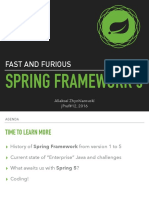 Fast and Furious: Spring Framework 5