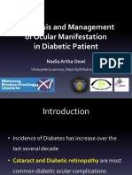 Diagnosis and Management of Ocular Manifestation in Diabetic Patients - Dr. Dr. Nadia Artha Dewi, SPM (K)