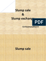 Slump Sale and Slump Exchange Explained