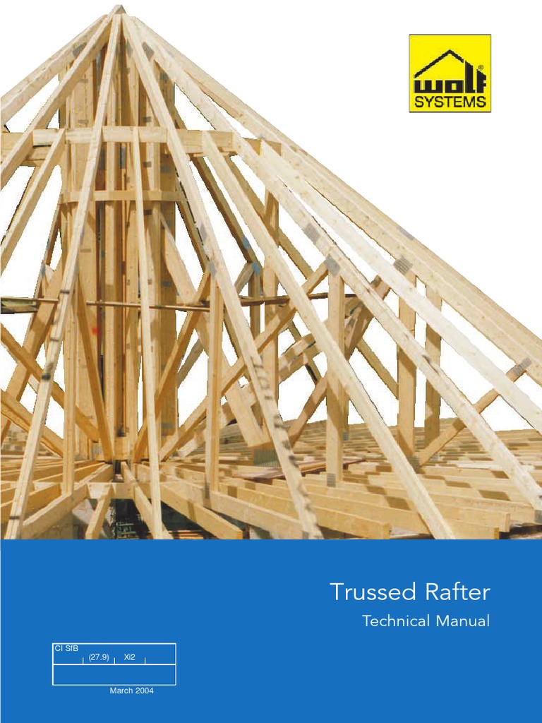 Trussed Rafter Technical Manual Guide | PDF | Truss | Roof