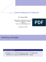 IT-604: Internet Architecture & Protocols: Dr. Ihsan Ullah