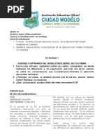 Neoliberalismo en Colombia