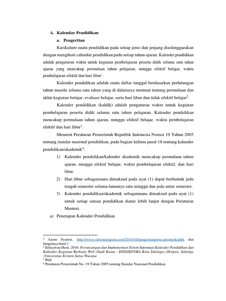 makalah-kalender-pendidikan-ppb-pdf-karier-perkembangan-kajian