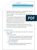 Chapter: 8.13 HTTP Topic: 8.13.1 HTTP: E-Content of Internet Technology and Web Design