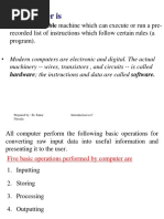 Chapter 1 Block Diagram of Computer