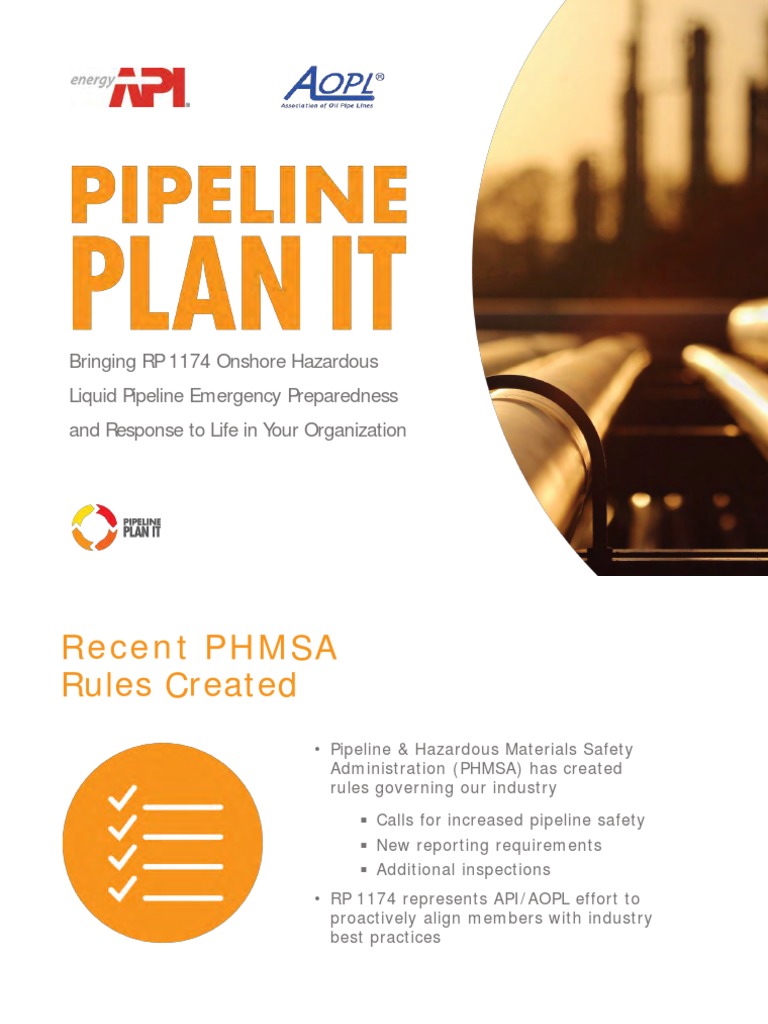 RP 1174 Pipeline Emergency Response Guide | PDF | Emergency | Incident ...