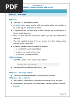 Chapter: 9.5 HTML Links Topic: 9.5.1 HTML Links: Anchor Destination