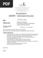 Examination A0004N - Information Security: Date Allowed Aids