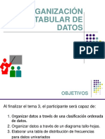 Anización Tabular de Datos