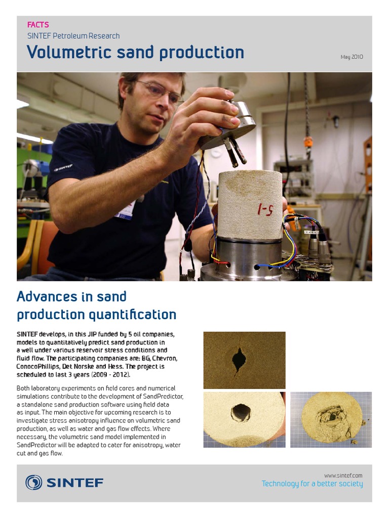 Volumetric Sand Production | PDF