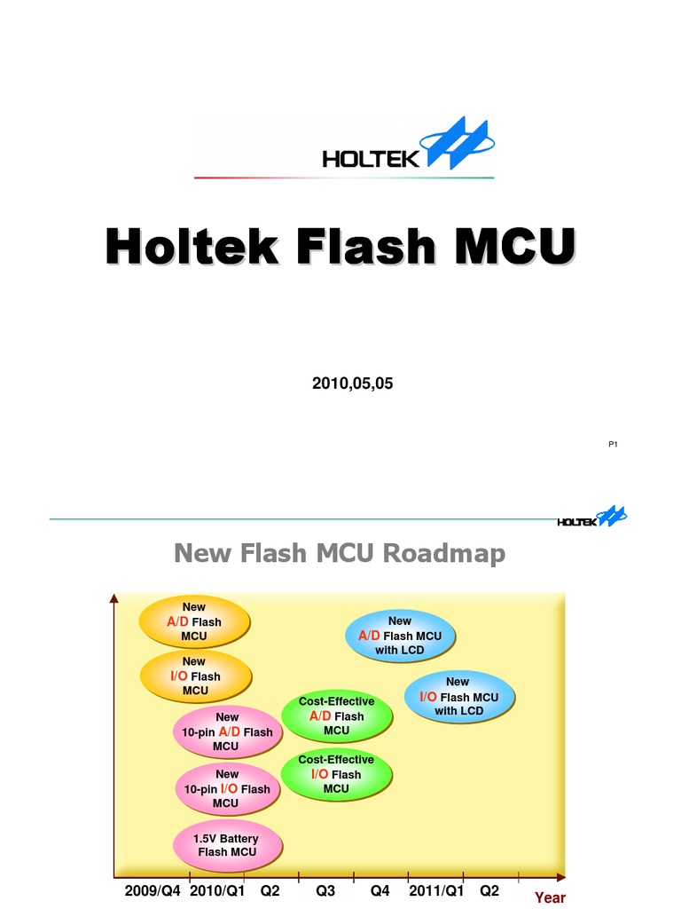 Holtek Flash MCU Introduction 1005043 - New | PDF | Microcontroller ...