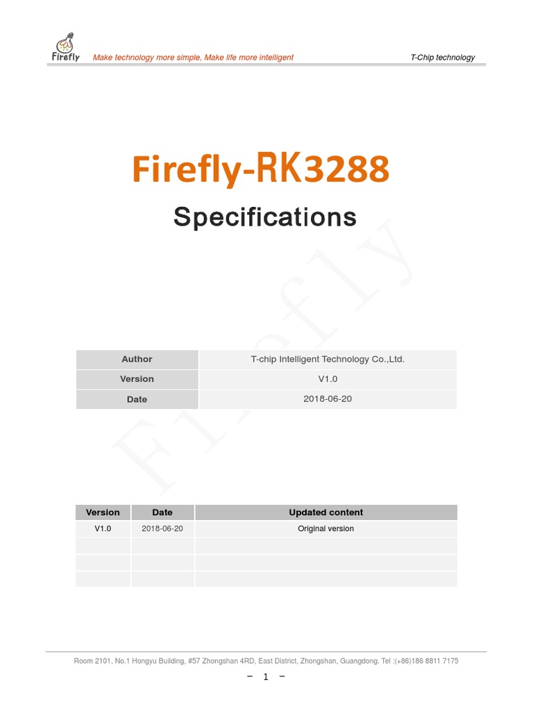 FireFly-RK3288 Design | PDF | Media Technology | Electrical Engineering