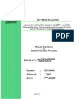 Mathematique Financiere Tce#Comptama