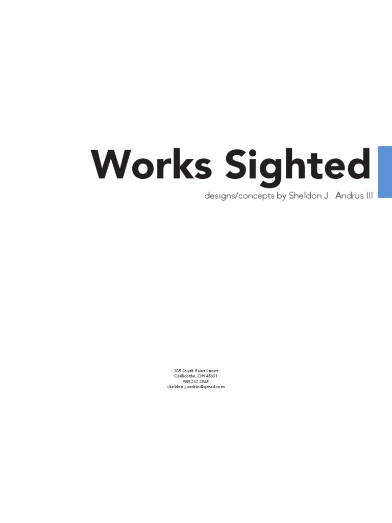 Sheldon Andrus Work Samples | PDF | Salad | French Fries