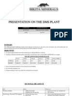 Presentation On The Dms Plant: Compiled By: Ngonidzashe Bakasa