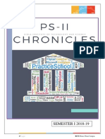 Semester I 2018-19 PS Chronicles