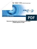 Etsi Ts 103 172: Electronic Signatures and Infrastructures (Esi) Pades Baseline Profile