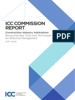 ICC Recommended Tools Construction Arbitrations