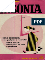 Insônia (Sua Cura Radical) - Drº Adrian Vander - 1971 - Editora Mestre Jou