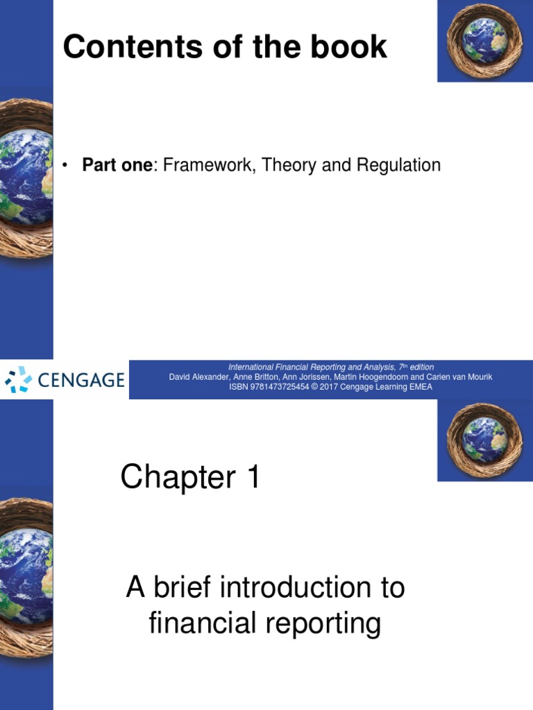 Chapter 1 A Brief Introduction To Financial Reporting | PDF | Financial