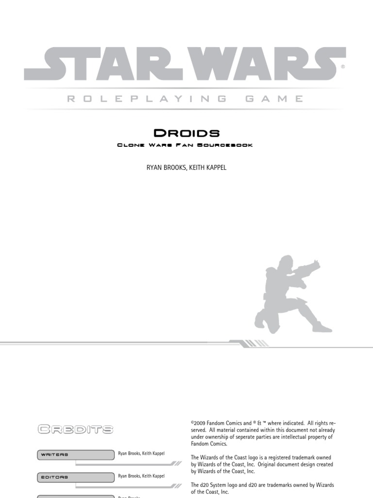 CWSB Droids | PDF | D20 System | Mining
