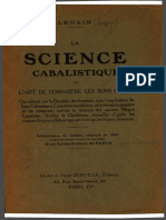 1823 Lenain Science Cabalistique PDF