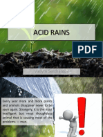 Acid Rains: Vadym Serzhantov