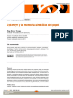 Cybersyn y La Memoria Simbólica Del Papel PDF