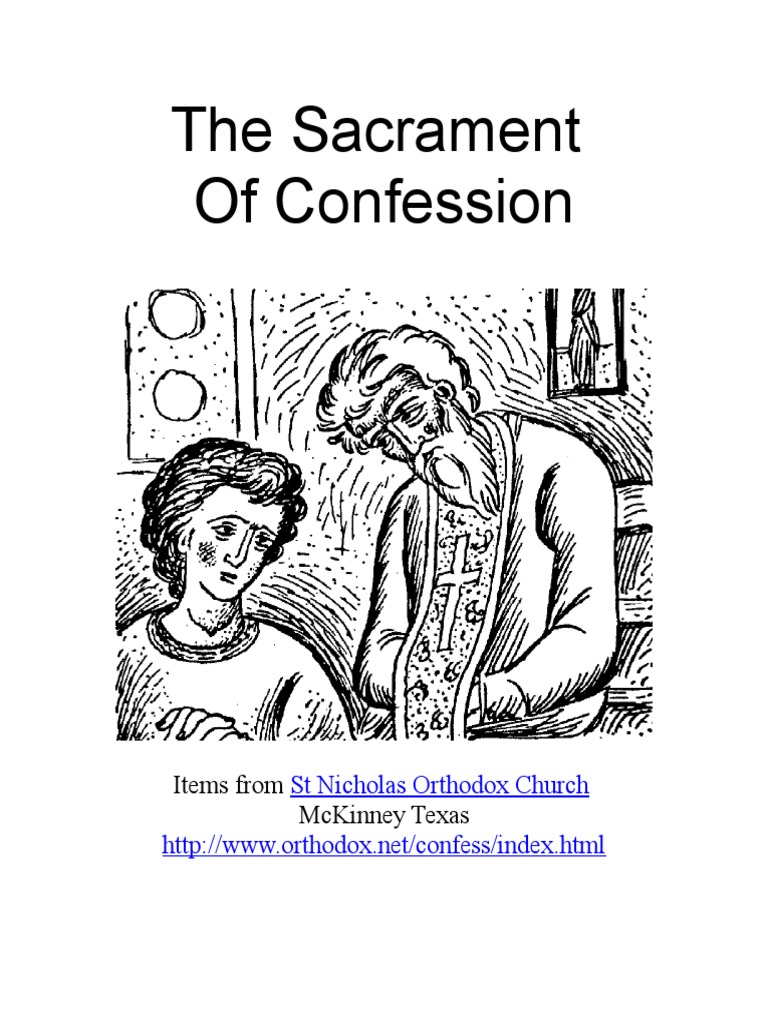 Orthodox Confession Guide | PDF | Confession (Religion) | Repentance