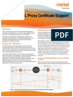 Technical Brief - Riverbed SSL Proxy Certificate Support