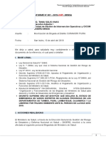 Modelo Informe Movilizacion de Brigada