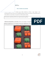 Diseño de Actividad para Matemáticas Con Material Manipulable